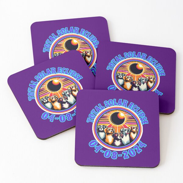 Item preview, Total Solar Eclipse Dogs  designed and sold by WoodburyLake.
