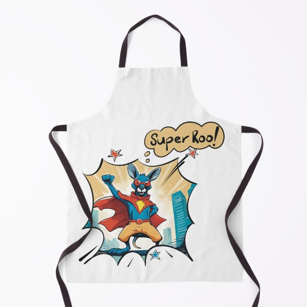 Item preview, Super Roo funny superhero Australian kangaroo designed and sold by lozsart.
