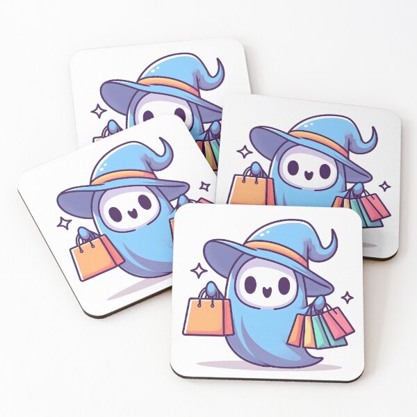 Item preview, Kawaii Vivacious Wraith: Shopping Bags designed and sold by CanvasCutie.