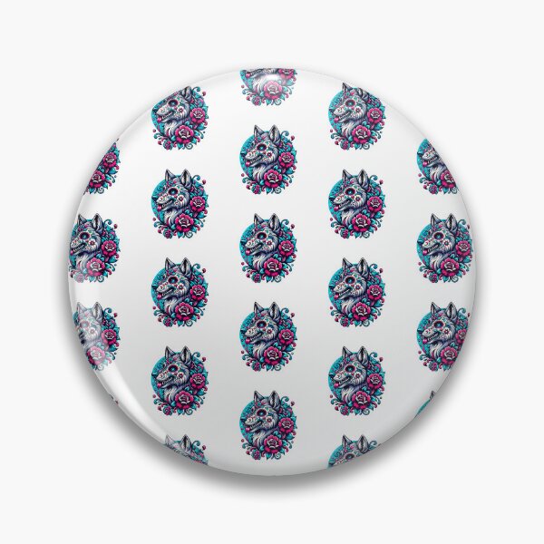 Item preview, Sugar Skull Wolf designed and sold by PeelZinc.