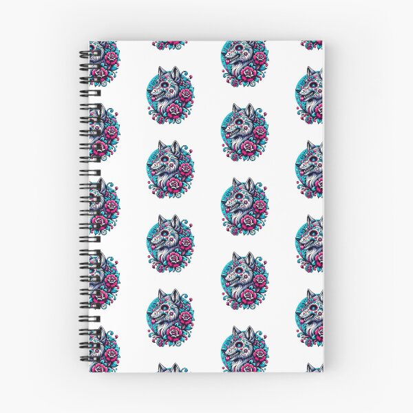 Item preview, Sugar Skull Wolf designed and sold by PeelZinc.