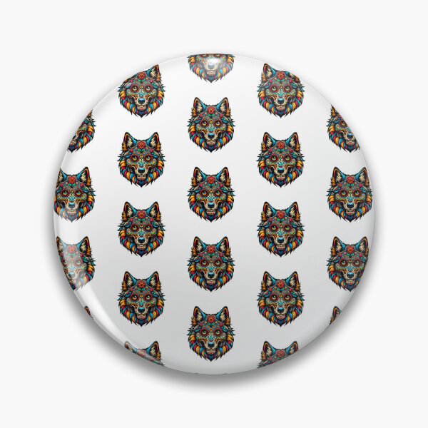 Item preview, Sugar Skull Wolf designed and sold by PeelZinc.