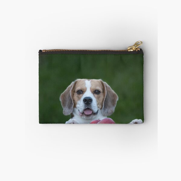 Item preview, Beagle Dog Guarding Apples designed and sold by VanGaldo.