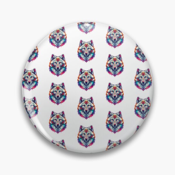 Item preview, Sugar Skull Wolf designed and sold by PeelZinc.