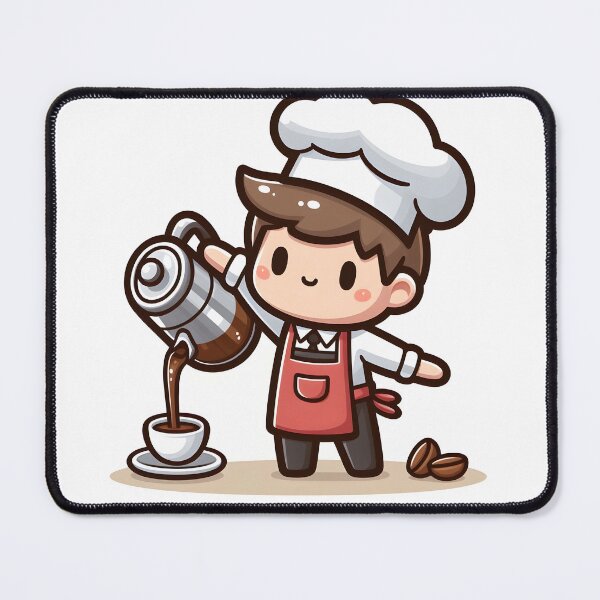 Item preview, Kawaii Waiter With Apron designed and sold by CanvasCutie.