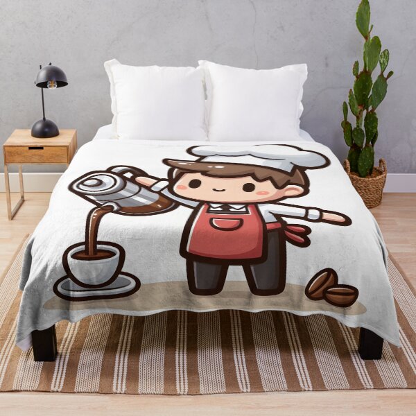 Item preview, Kawaii Waiter With Apron designed and sold by CanvasCutie.