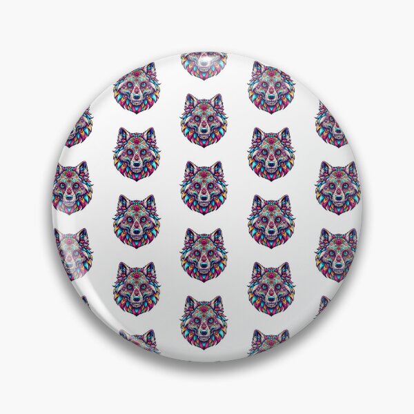 Item preview, Sugar Skull Wolf designed and sold by PeelZinc.