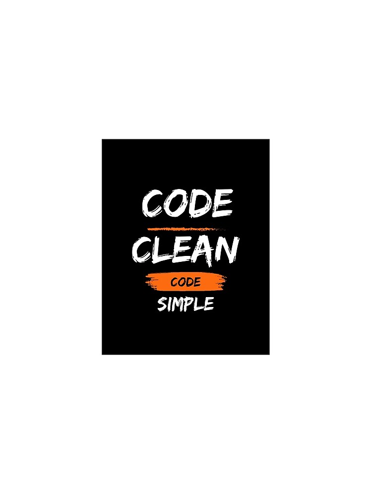Thumbnail 3 of 3, Scarf, Code clean code simple Programming designed and sold by GraphicGroovy.