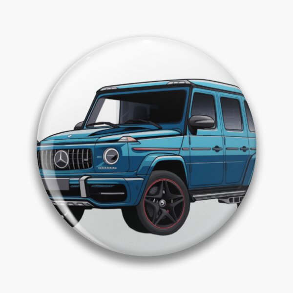 Item preview, G class g wagon blue car designed and sold by Nagikseyanart.