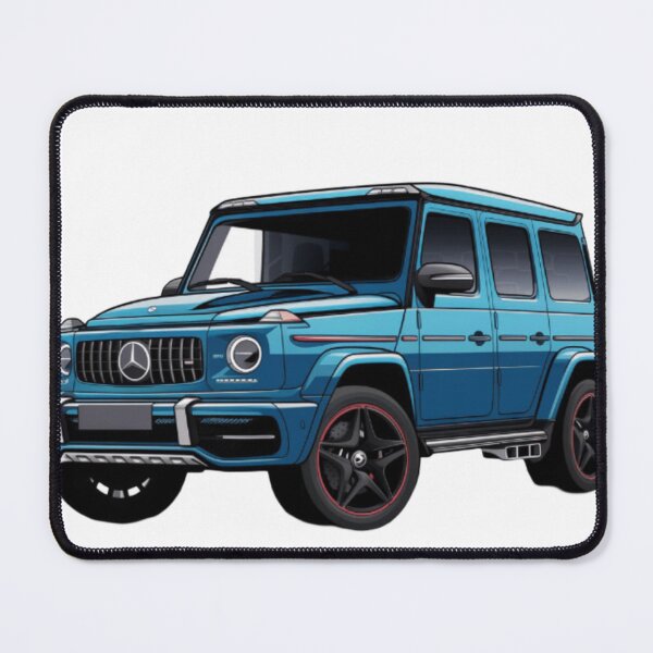 Item preview, G class g wagon blue car designed and sold by Nagikseyanart.
