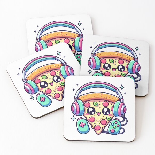 Item preview, Pizza and Gaming designed and sold by PeelZinc.