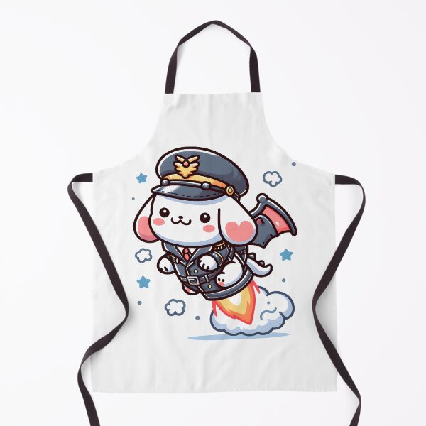 Item preview, Kawaii Precious Cerberus With Pilot Hat designed and sold by CanvasCutie.