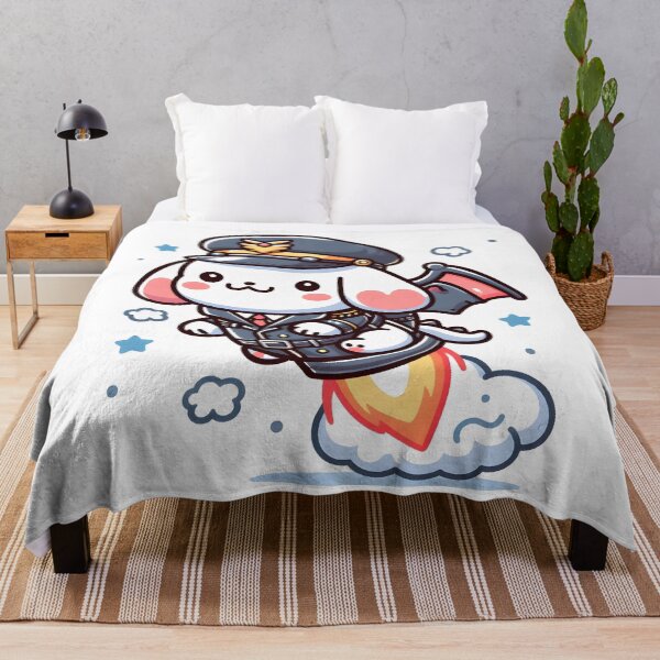 Item preview, Kawaii Precious Cerberus With Pilot Hat designed and sold by CanvasCutie.