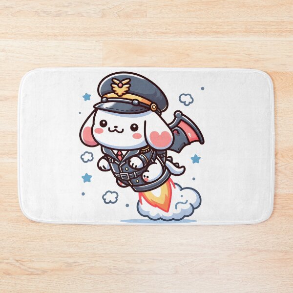 Item preview, Kawaii Precious Cerberus With Pilot Hat designed and sold by CanvasCutie.
