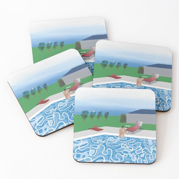 Item preview, David Hockney Art - Swimming Ketok Bokonge designed and sold by DorisFinkbeiner.