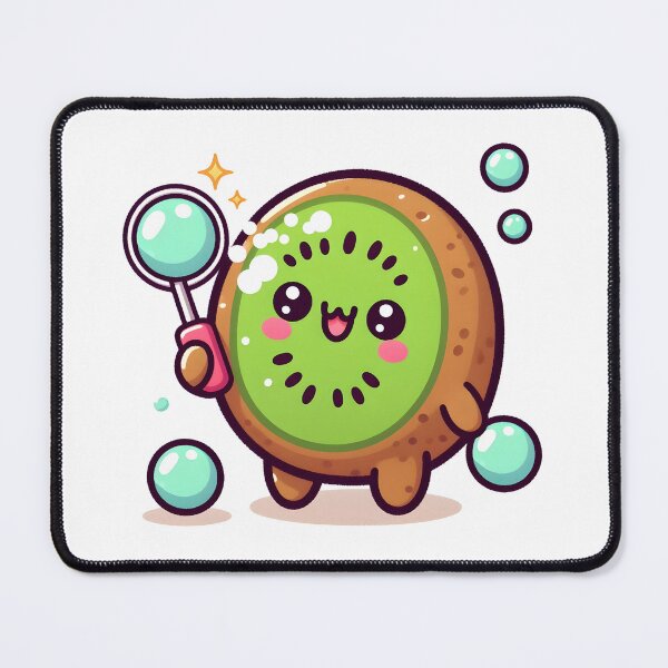 Item preview, Kawaii Kiwi With Bubble Wand designed and sold by CanvasCutie.