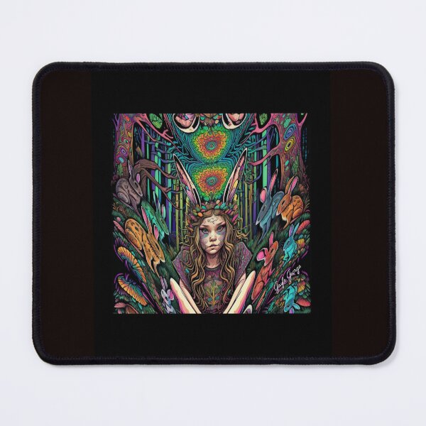 Item preview, Colorful Psychedelic Abstract Alice in Wonderland Indie Art designed and sold by Coexist In Tee's .