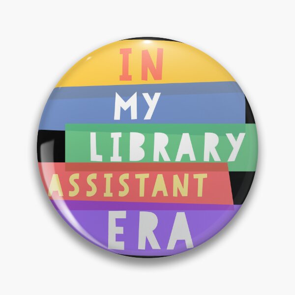 Item preview, In My Library Assistant Era Funny Retro Groovy Library Assistant designed and sold by artworkathome.