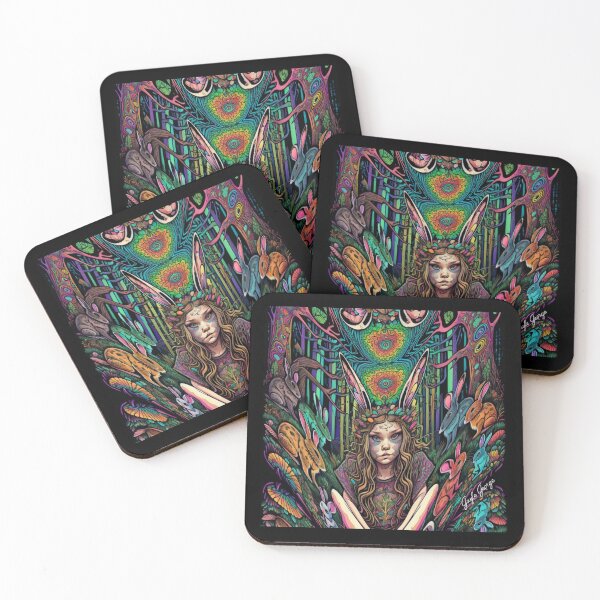 Item preview, Colorful Psychedelic Abstract Alice in Wonderland Indie Art  designed and sold by Coexist In Tee's .