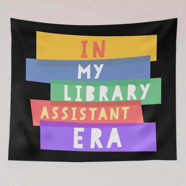 Item preview, In My Library Assistant Era Funny Retro Groovy Library Assistant designed and sold by artworkathome.