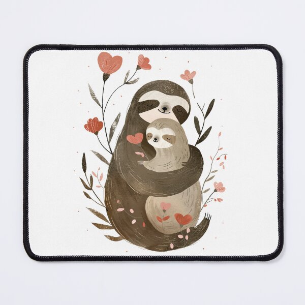 Item preview, Mother's Day Sloth Mama& Her Baby designed and sold by GolDreamShop.