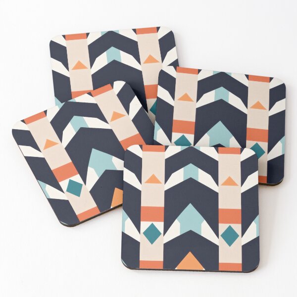 Item preview, Modern minimalist pattern, A patterned design showcasing symmetrical and repetitive shapes designed and sold by yeekazar.