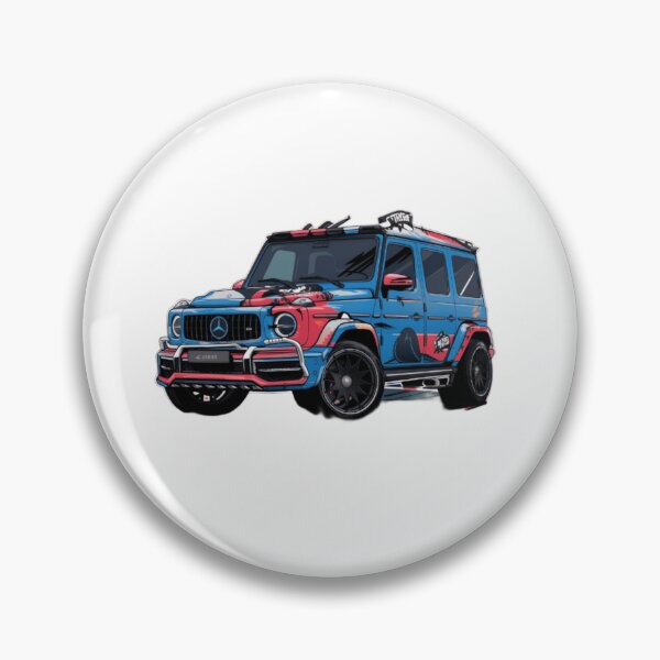 Item preview, G class g wagon blue & red designed and sold by Nagikseyanart.