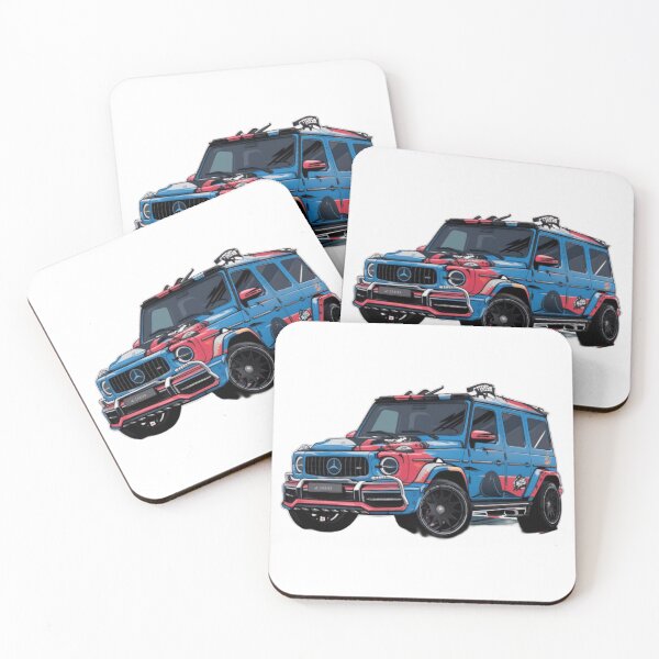Item preview, G class g wagon blue & red designed and sold by Nagikseyanart.