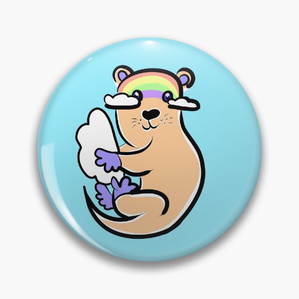 Item preview, Rainbow Otter designed and sold by HugSomeNettles.