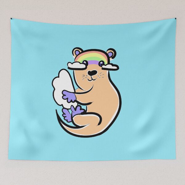 Item preview, Rainbow Otter designed and sold by HugSomeNettles.