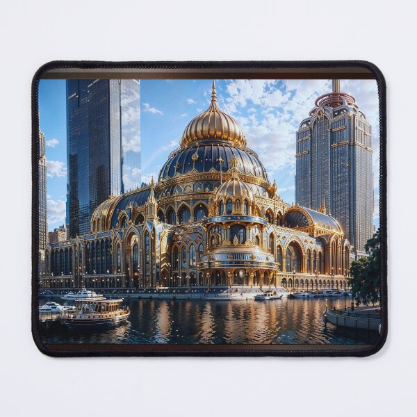Item preview, The Grand Seirsdan Pavilion Mesmerizing AI Concept Architectural Art by Xzendor7 designed and sold by Xzendor7 Digital Art Creations.