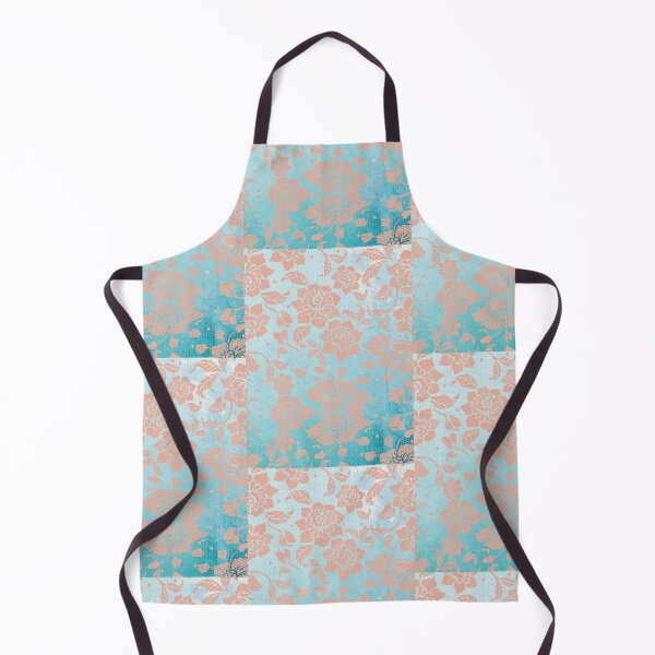 Item preview, Teal Ombre,Peach lace floral designed and sold by Stellaura.