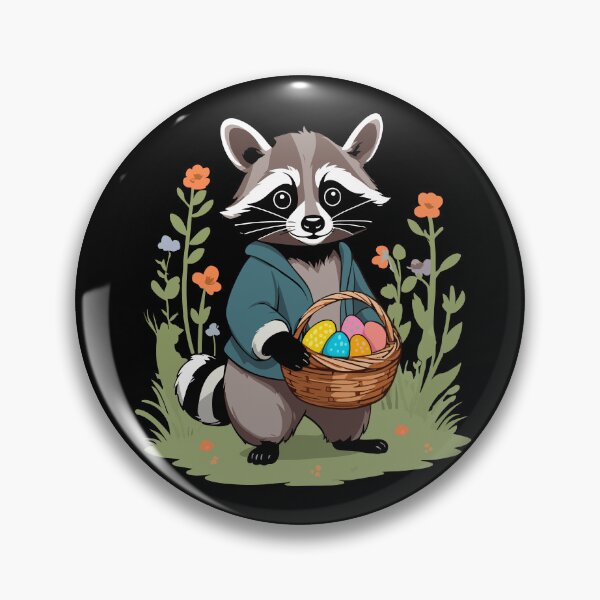 Item preview, Funny raccoon costume cute Easter eggs designed and sold by LuminOrb.
