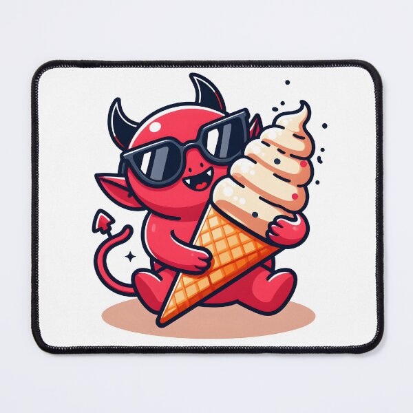 Item preview, Kawaii Buoyant Demon: Wearing Oversized Sunglasses designed and sold by CanvasCutie.
