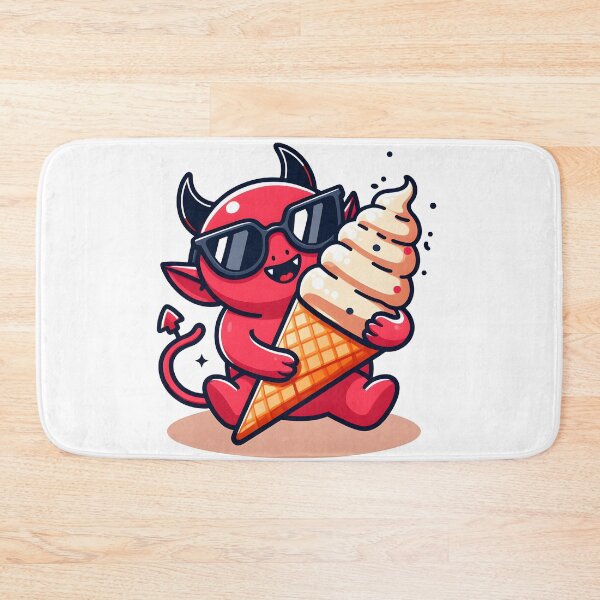 Item preview, Kawaii Buoyant Demon: Wearing Oversized Sunglasses designed and sold by CanvasCutie.