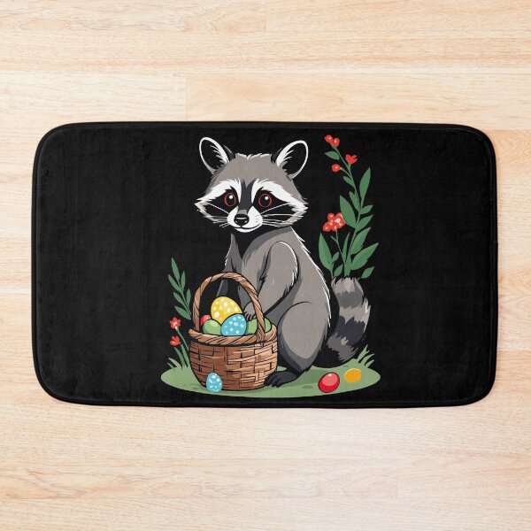 Item preview, Funny raccoon costume cute Easter eggs designed and sold by LuminOrb.