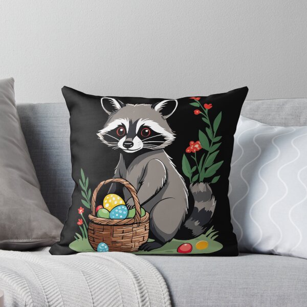 Item preview, Funny raccoon costume cute Easter eggs designed and sold by LuminOrb.