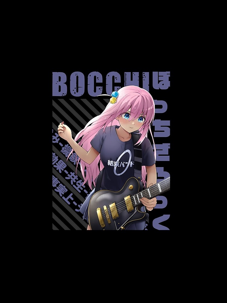 Aperçu 5 sur 5. T-shirt graphique avec l'œuvre Bocchi Le Rocher - Hitori Gotou créée et vendue par RobeSiebert.