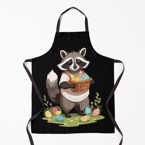 Item preview, Funny raccoon Easter bunny cute costume designed and sold by LuminOrb.