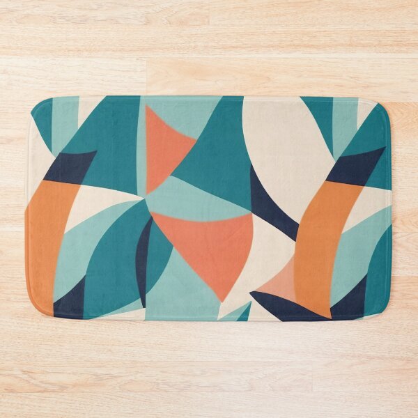 Artikelvorschau, Modern minimalist pattern, A symmetrical and repetitive pattern of abstract leaf-like shapes entworfen und verkauft von yeekazar.