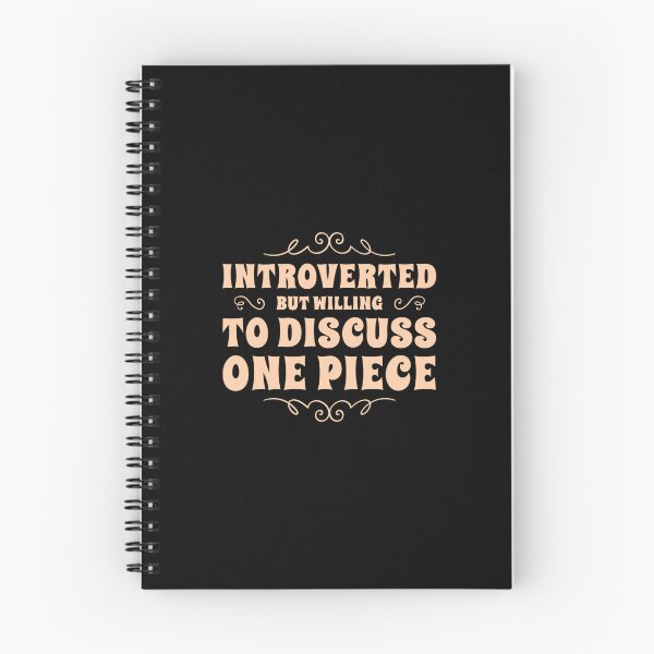 Aperçu de l'œuvre Introverti mais disposé à discuter de One Piece créée et vendue par livetogether.