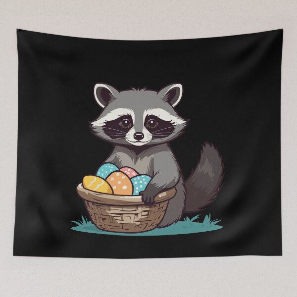 Item preview, Funny raccoon Easter bunny cute design designed and sold by LuminOrb.