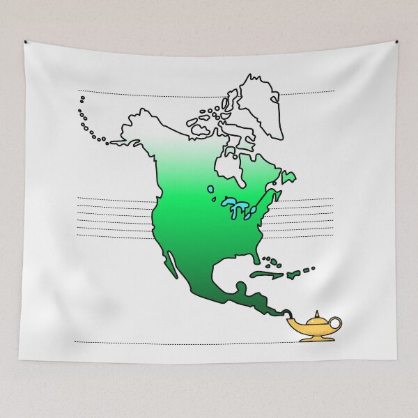 Item preview, Americas Lamp designed and sold by palmprints.