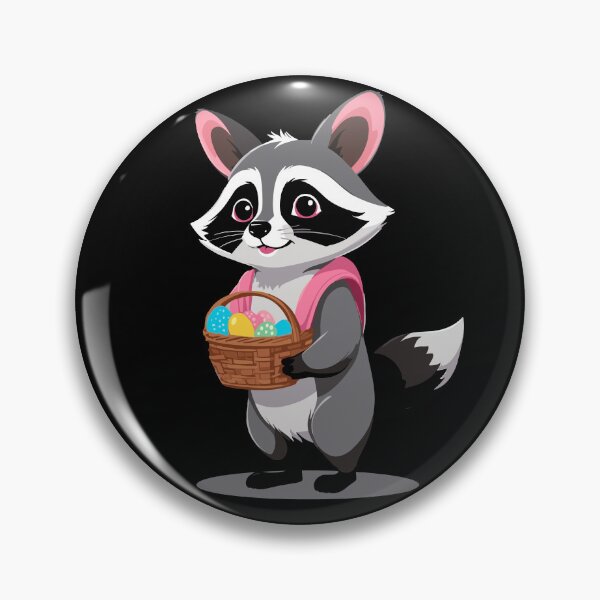 Item preview, Funny raccoon costume cute Easter eggs designed and sold by LuminOrb.