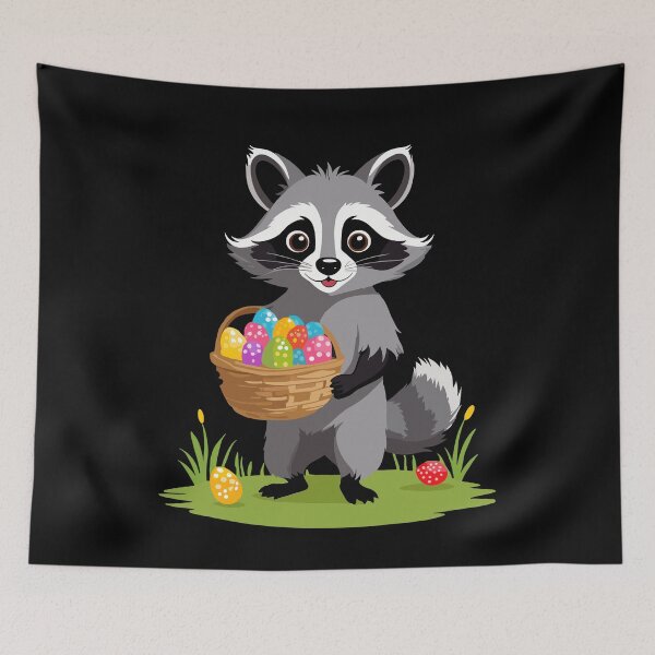 Item preview, Funny raccoon Easter bunny cute design designed and sold by LuminOrb.