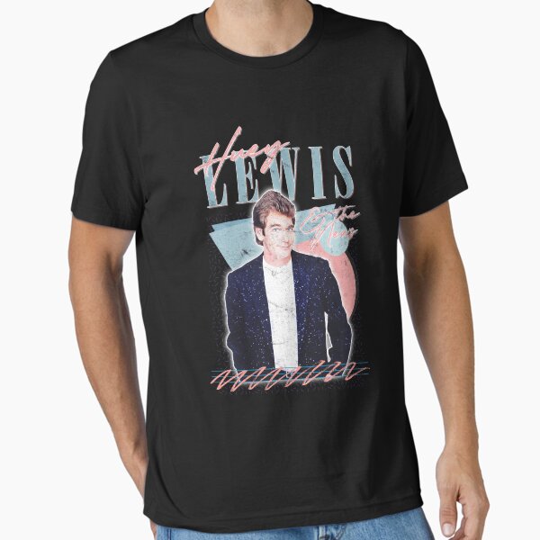 Aperçu de l'œuvre Huey Lewis The News Design de style rétro délavé des années 80 créée et vendue par JennifeWood.