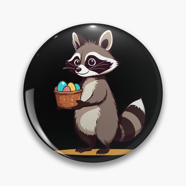 Item preview, Funny raccoon costume with Easter eggs design designed and sold by LuminOrb.
