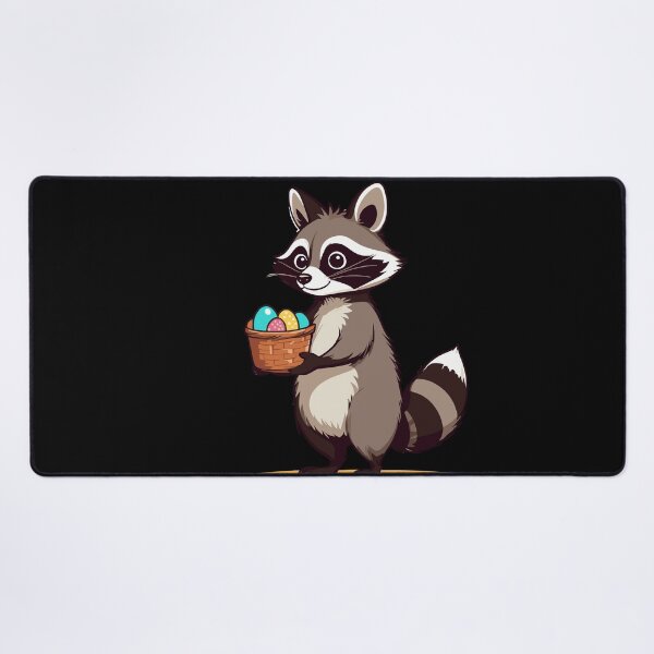 Item preview, Funny raccoon costume with Easter eggs design designed and sold by LuminOrb.
