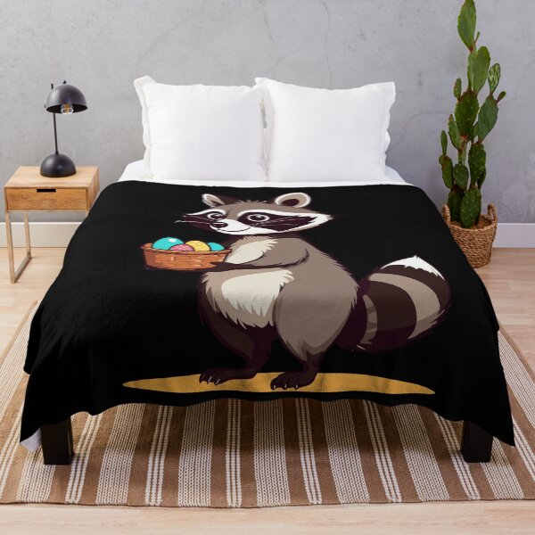 Item preview, Funny raccoon costume with Easter eggs design designed and sold by LuminOrb.