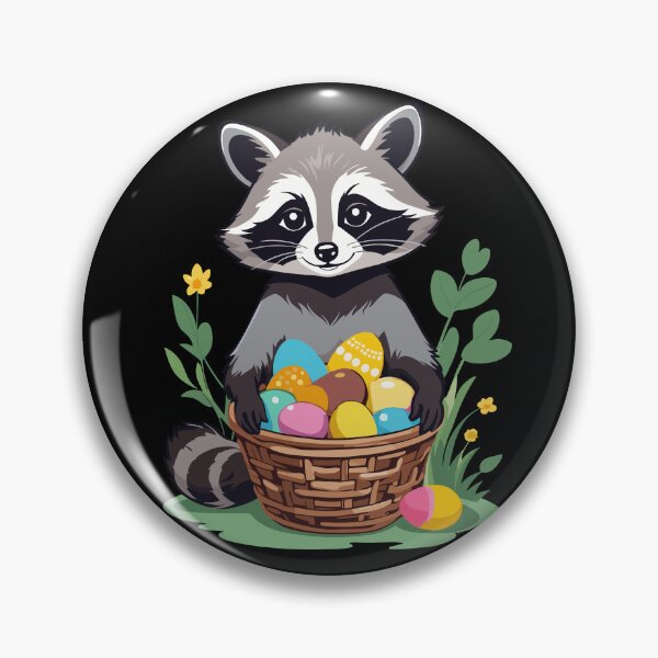 Item preview, Funny raccoon costume cute Easter eggs designed and sold by LuminOrb.